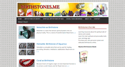 Desktop Screenshot of birthstones.me
