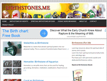Tablet Screenshot of birthstones.me